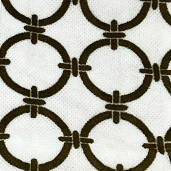 Joy Mangano Hanging Organizer White Brown Design Multiple Pockets New - Picture 2 of 8